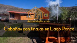 Cabañas con tinajas en Lago Ranco