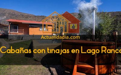 Cabañas con tinajas en Lago Ranco